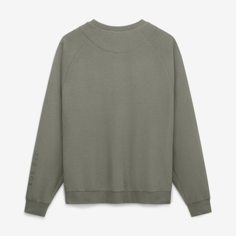 Boston Red Sox Statement Primary Raglan Dri-FIT Sweatshirt Olive | Nike