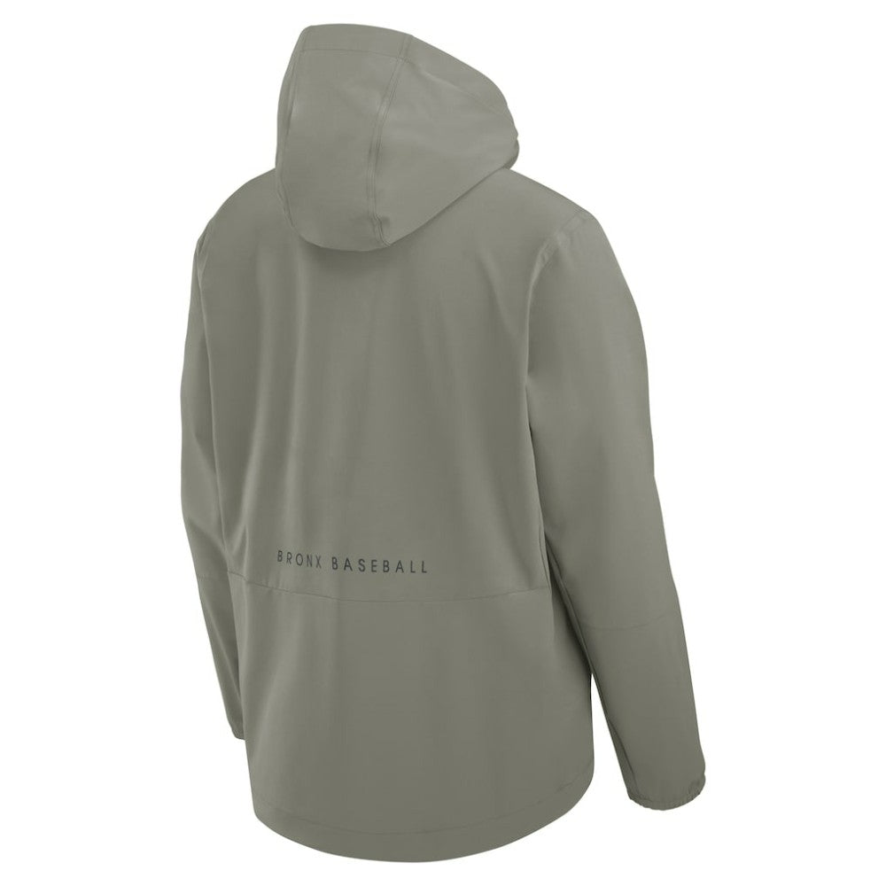 New York Yankees Unlimited Packable Full-Zip Hooded Jacket Olive | Nike