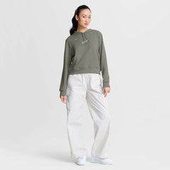 Detroit Tigers Women's One Tri-Blend Dri-FIT Hoodie Olive | Nike