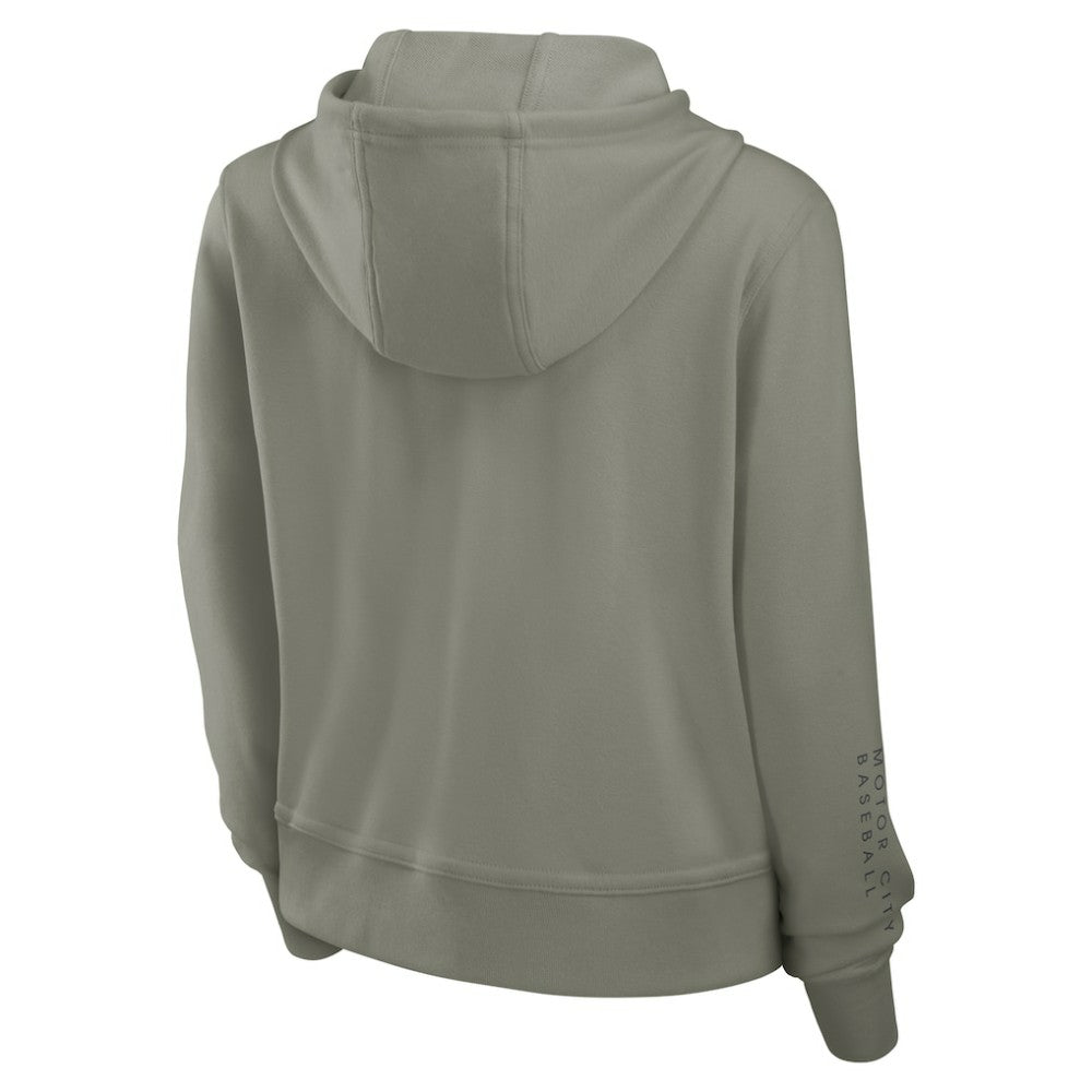 Detroit Tigers Women's One Tri-Blend Dri-FIT Hoodie Olive | Nike