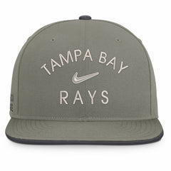 Tampa Bay Rays Pro Dri-FIT Snapback Hat Olive | Nike