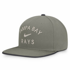 Tampa Bay Rays Pro Dri-FIT Snapback Hat Olive | Nike