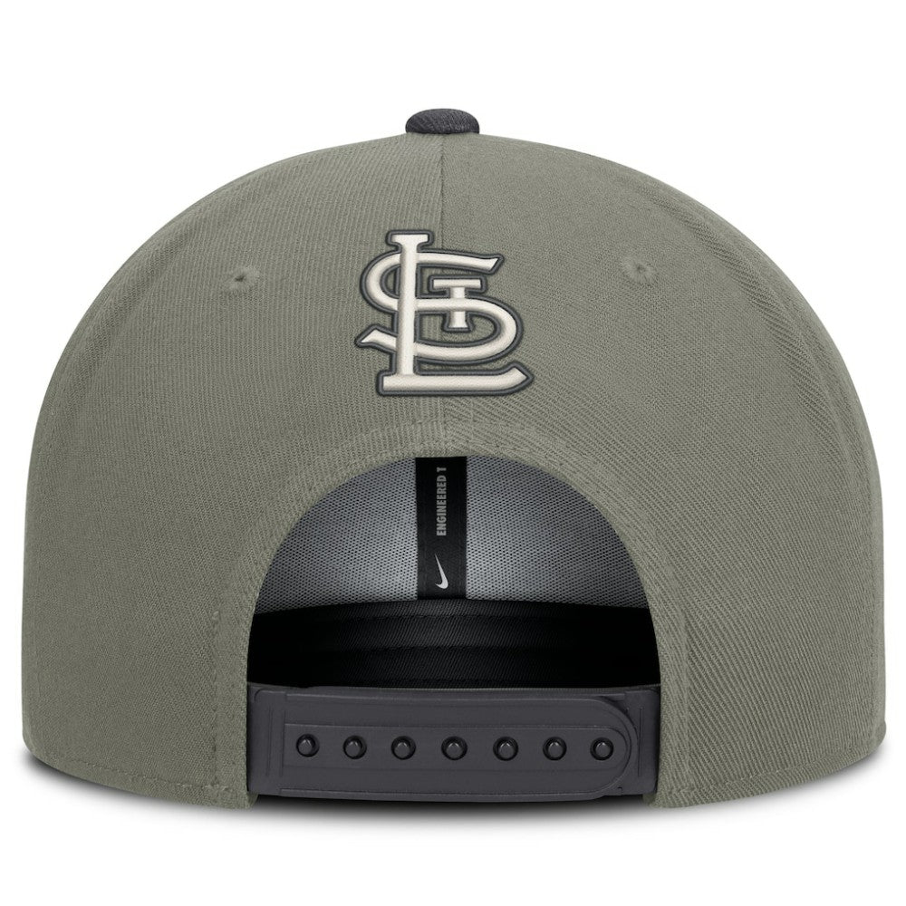 St. Louis Cardinals Pro Dri-FIT Snapback Hat Olive | Nike