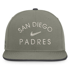 San Diego Padres Pro Dri-FIT Snapback Hat Olive | Nike