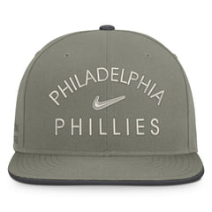 Philadelphia Phillies Pro Dri-FIT Snapback Hat Olive | Nike