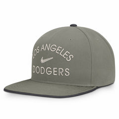 Los Angeles Dodgers Pro Dri-FIT Snapback Hat Olive | Nike