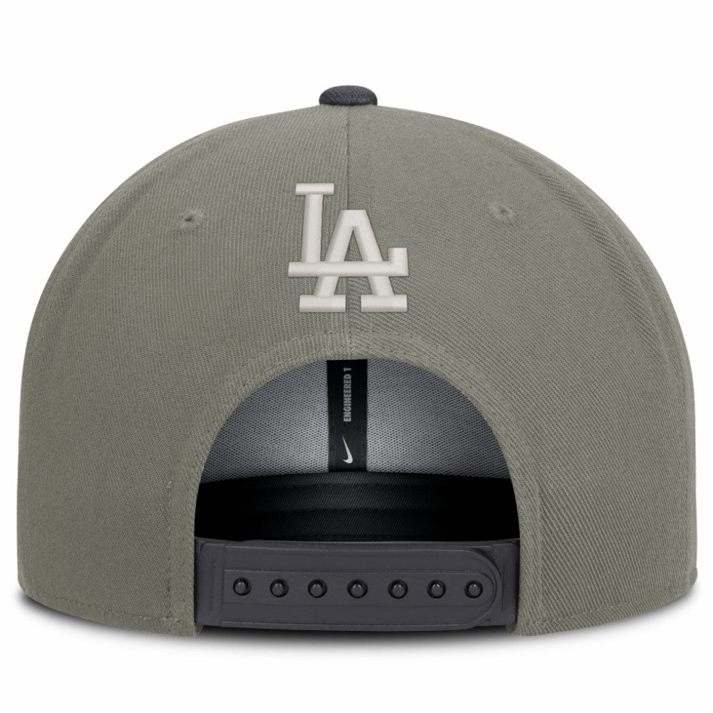 Los Angeles Dodgers Pro Dri-FIT Snapback Hat Olive | Nike