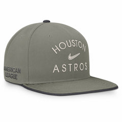 Houston Astros Pro Dri-FIT Snapback Hat Olive | Nike