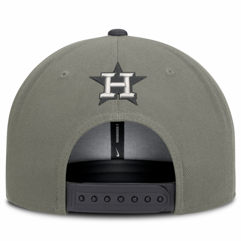 Houston Astros Pro Dri-FIT Snapback Hat Olive | Nike
