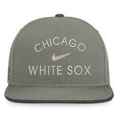 Chicago White Sox Pro Dri-FIT Snapback Hat Olive | Nike