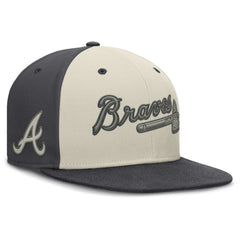 Atlanta Braves Dri-FIT True Fitted Hat Cream | Nike