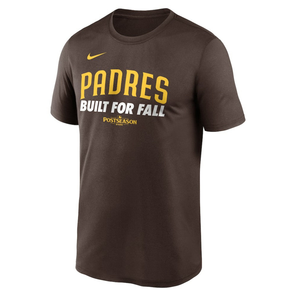 San Diego Padres 2025 MLB Postseason Authentic Collection Legend Dri-FIT T-Shirt Brown | Nike