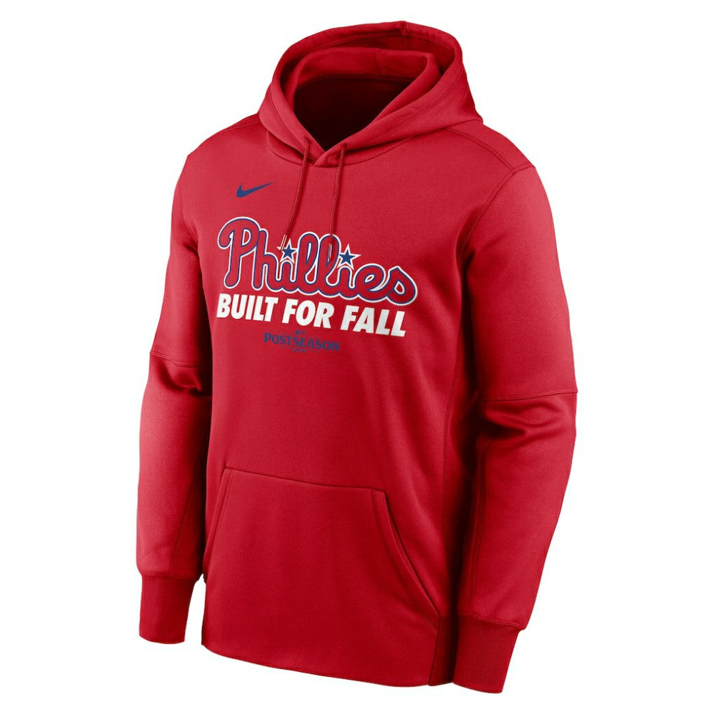 Philadelphia Phillies 2025 MLB Postseason Authentic Collection Therma Fleece Hoodie Red | Nike