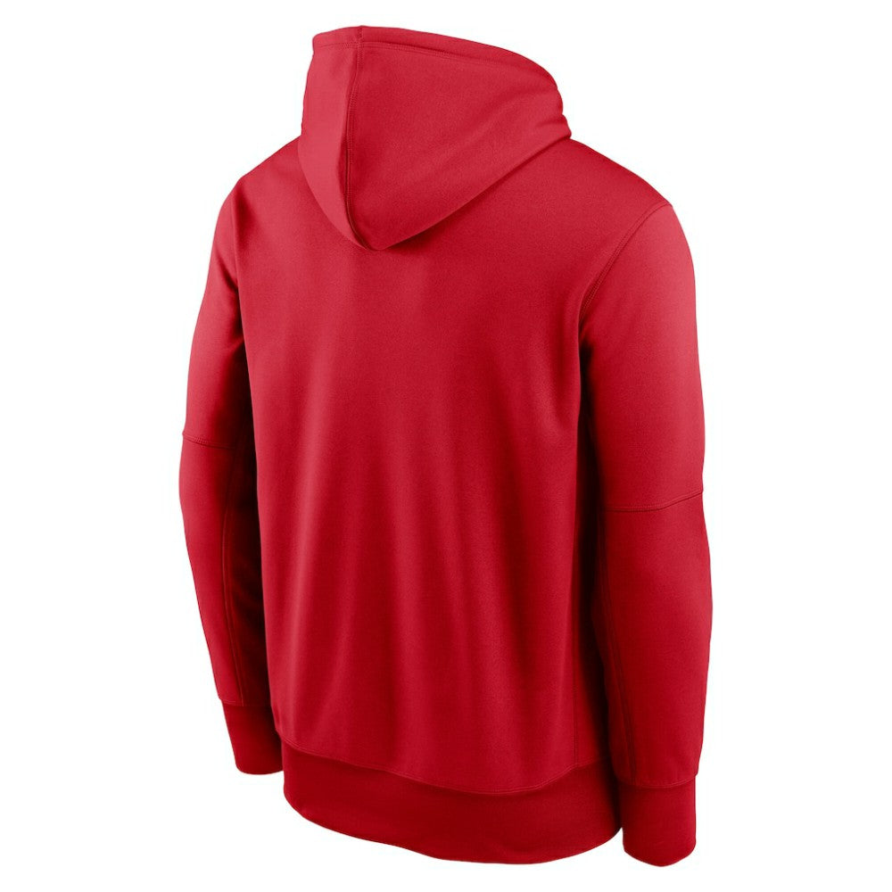 Philadelphia Phillies 2025 MLB Postseason Authentic Collection Therma Fleece Hoodie Red | Nike
