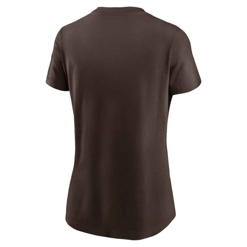 San Diego Padres Women's 2025 MLB Postseason Authentic Collection T-Shirt Brown | Nike