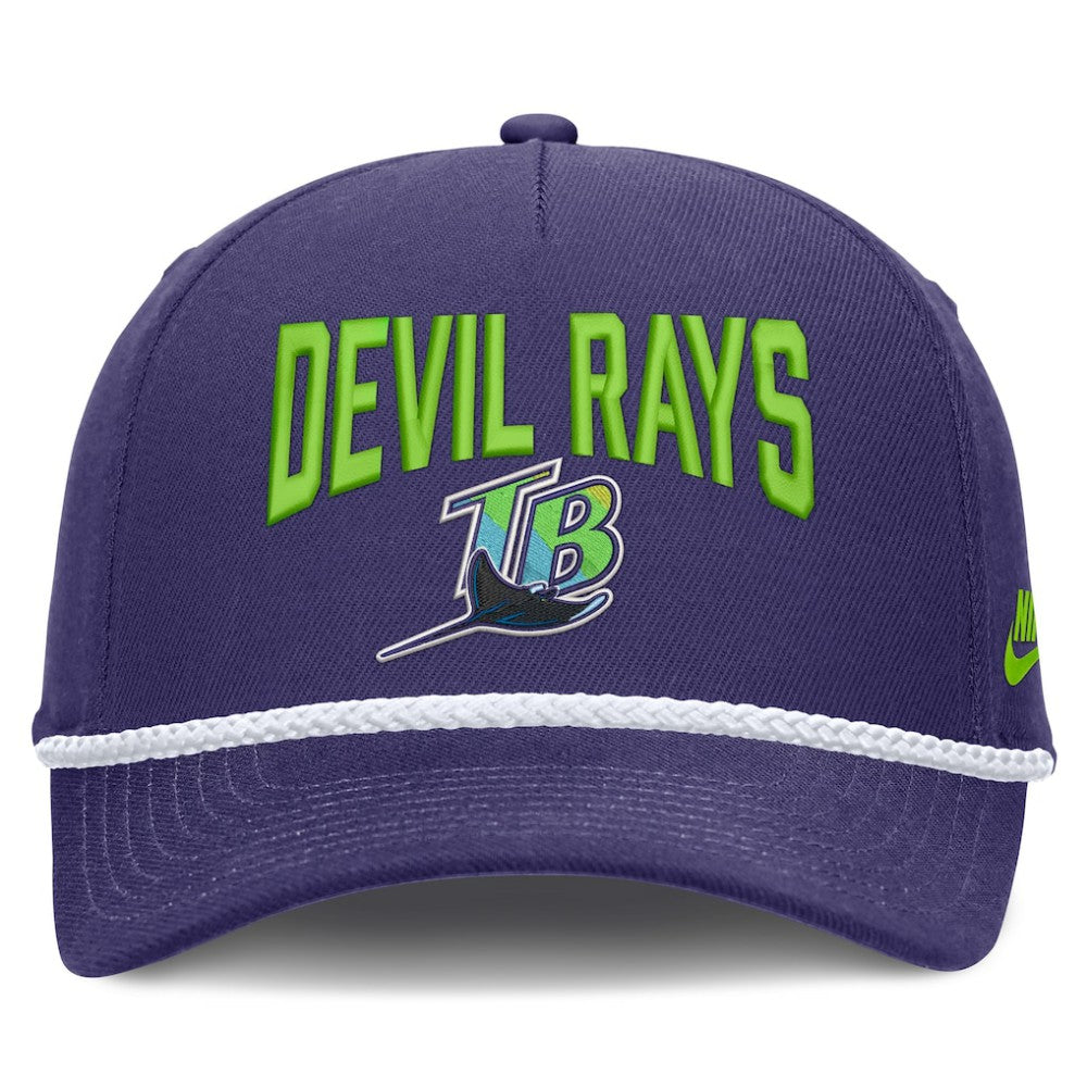 Tampa Bay Rays Cooperstown Rise Adjustable Hat Purple | Nike