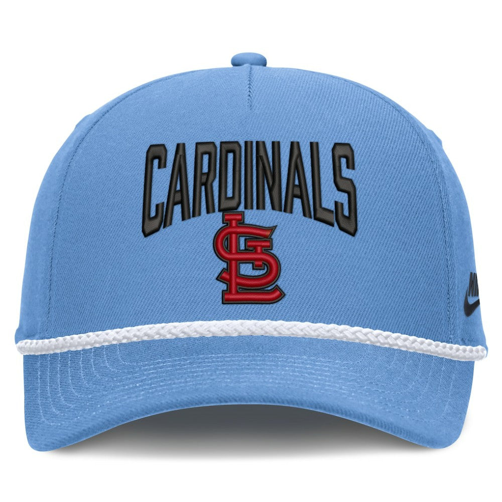 St. Louis Cardinals Cooperstown Rise Adjustable Hat Light Blue | Nike