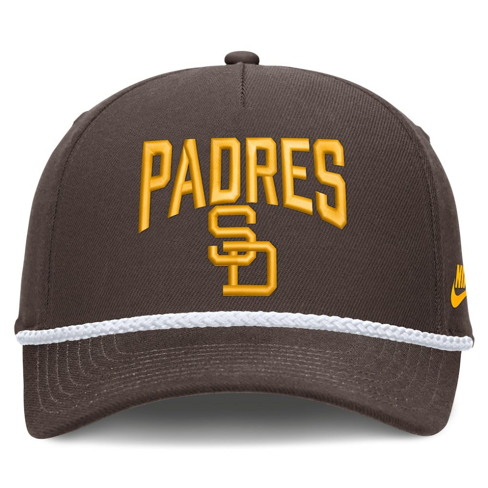 San Diego Padres Cooperstown Rise Adjustable Hat Brown | Nike
