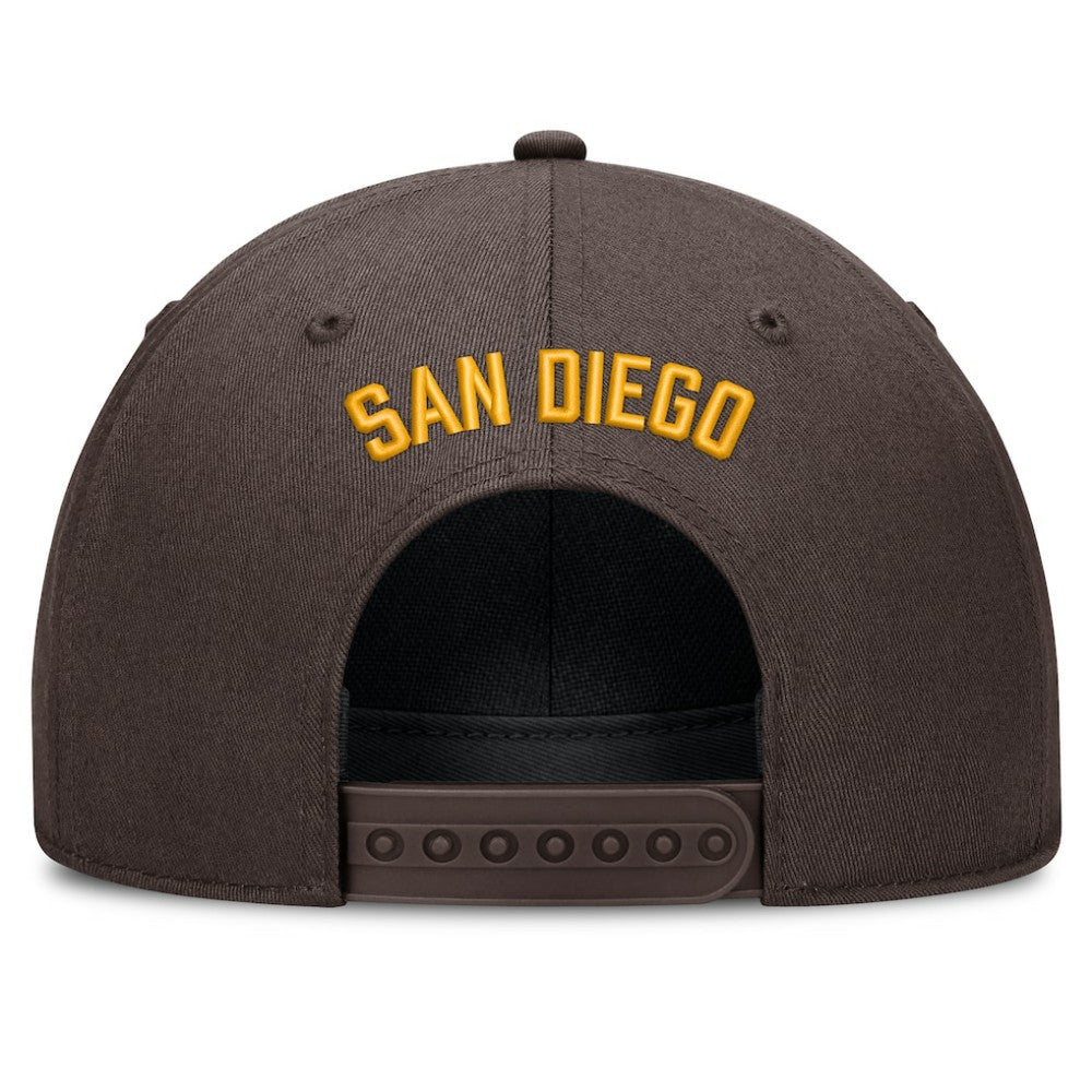 San Diego Padres Cooperstown Rise Adjustable Hat Brown | Nike
