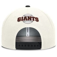 San Francisco Giants Cooperstown Pro Dri-FIT Snapback Hat Cream/Black | Nike