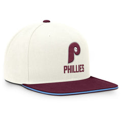 Philadelphia Phillies Cooperstown Pro Dri-FIT Snapback Hat Cream/Burgundy | Nike