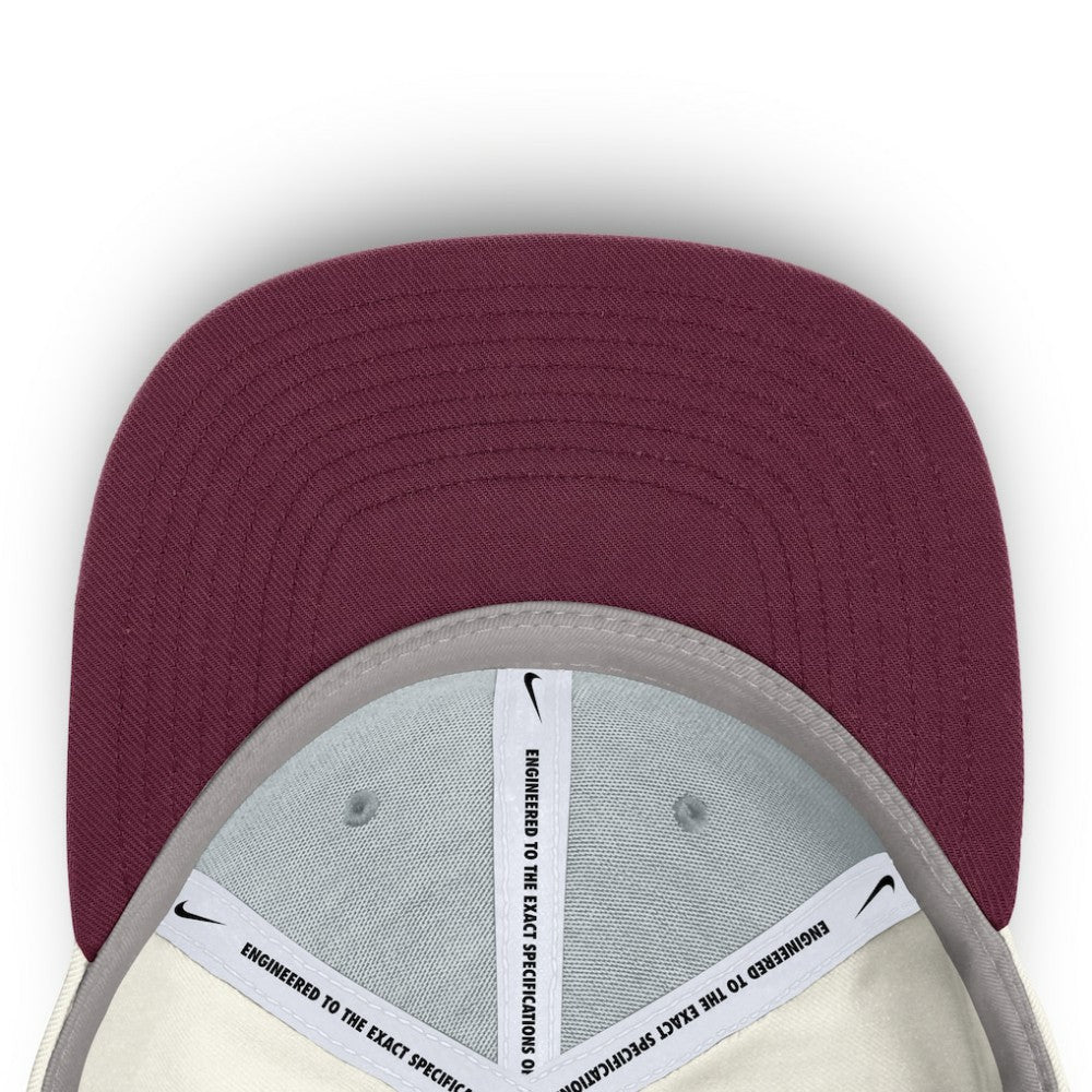 Philadelphia Phillies Cooperstown Pro Dri-FIT Snapback Hat Cream/Burgundy | Nike