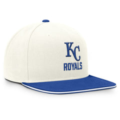 Kansas City Royals Cooperstown Pro Dri-FIT Snapback Hat Cream/Royal | Nike