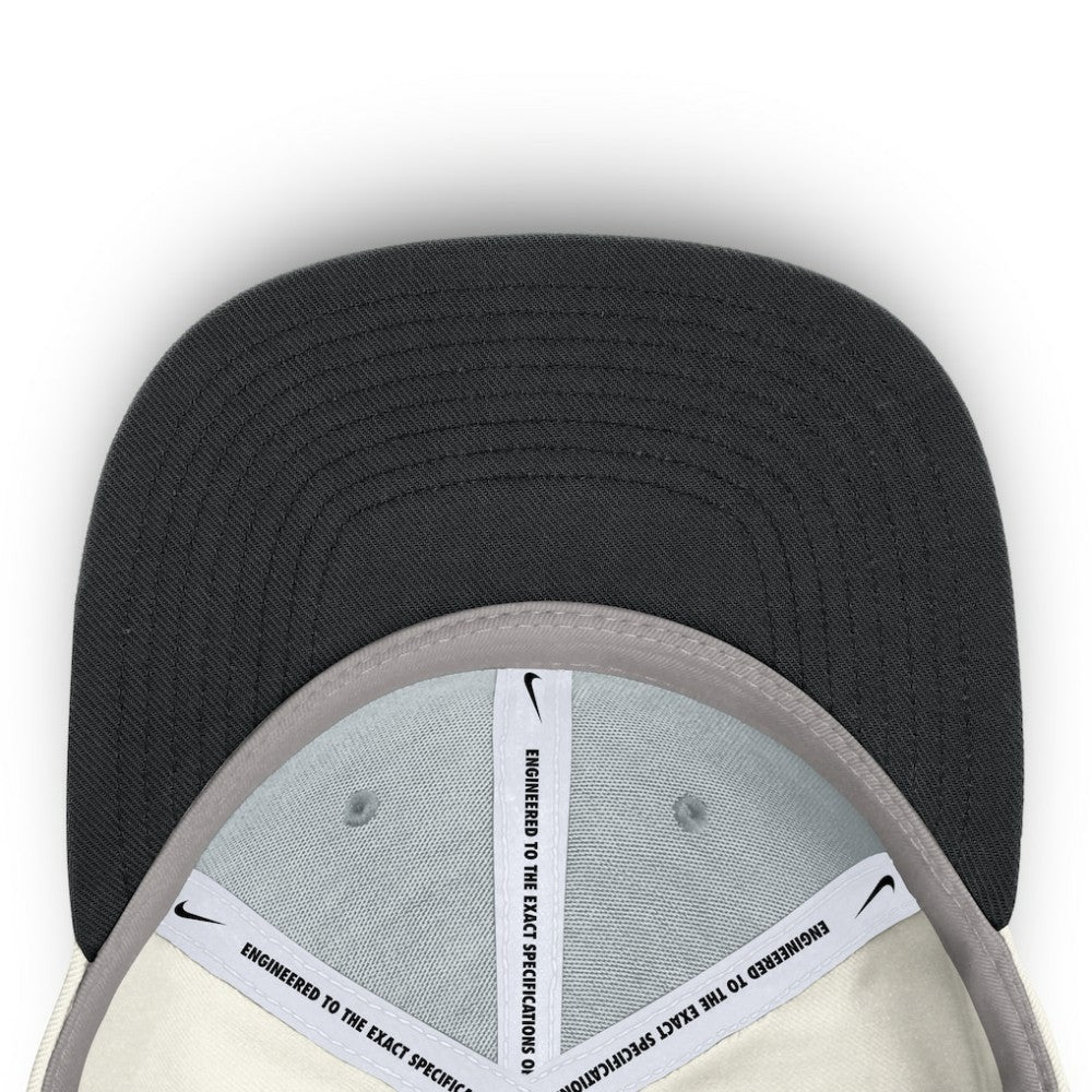 Cincinnati Reds Cooperstown Pro Dri-FIT Snapback Hat Cream/Black | Nike