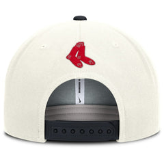 Boston Red Sox Cooperstown Pro Dri-FIT Snapback Hat Cream/Navy | Nike