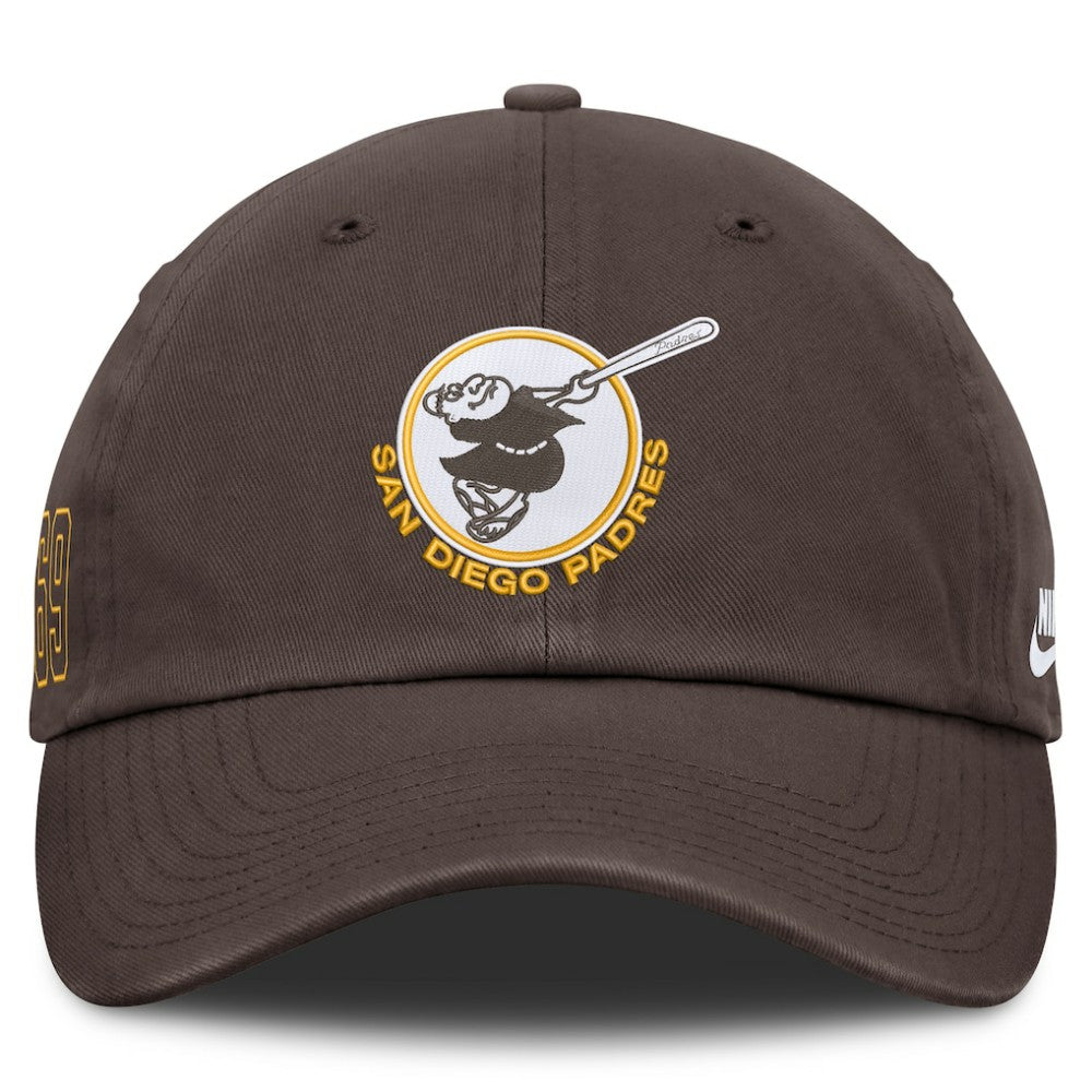 San Diego Padres Cooperstown Club Adjustable Hat Brown | Nike