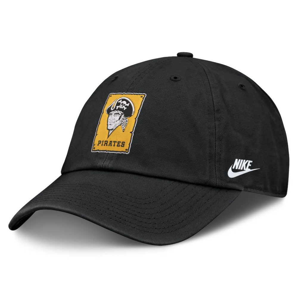Pittsburgh Pirates Cooperstown Club Adjustable Hat Black | Nike