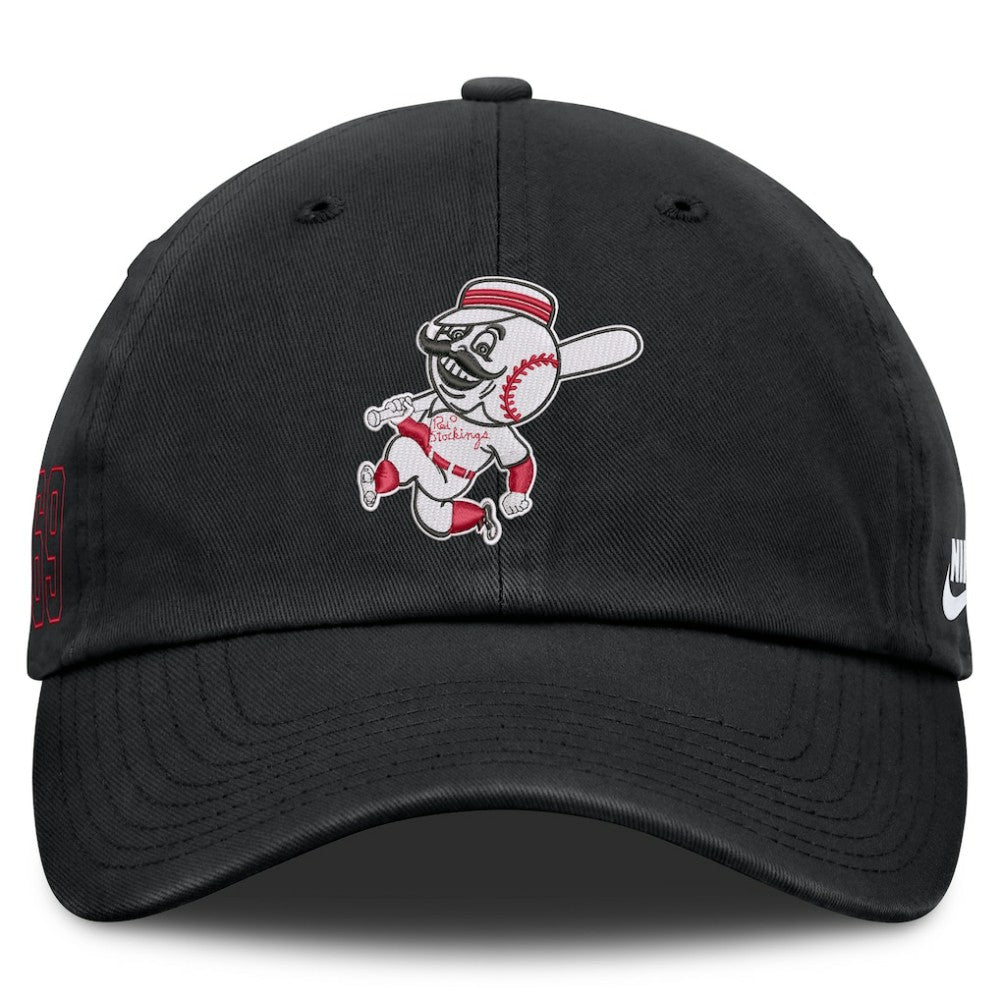Cincinnati Reds Cooperstown Club Adjustable Hat Black | Nike