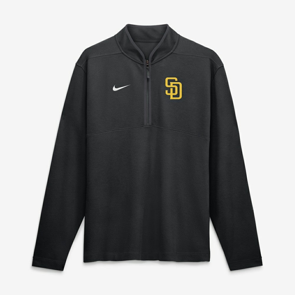 San Diego Padres Dri-FIT Victory Half-Zip Pullover Black | Nike