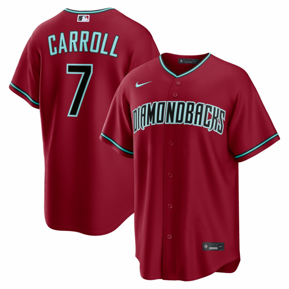 Corbin Carroll Arizona Diamondbacks Alternate 2 Replica Jersey - Crimson