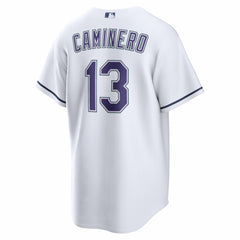 Junior Caminero Tampa Bay Rays Alternate 2 Replica Jersey White | Nike