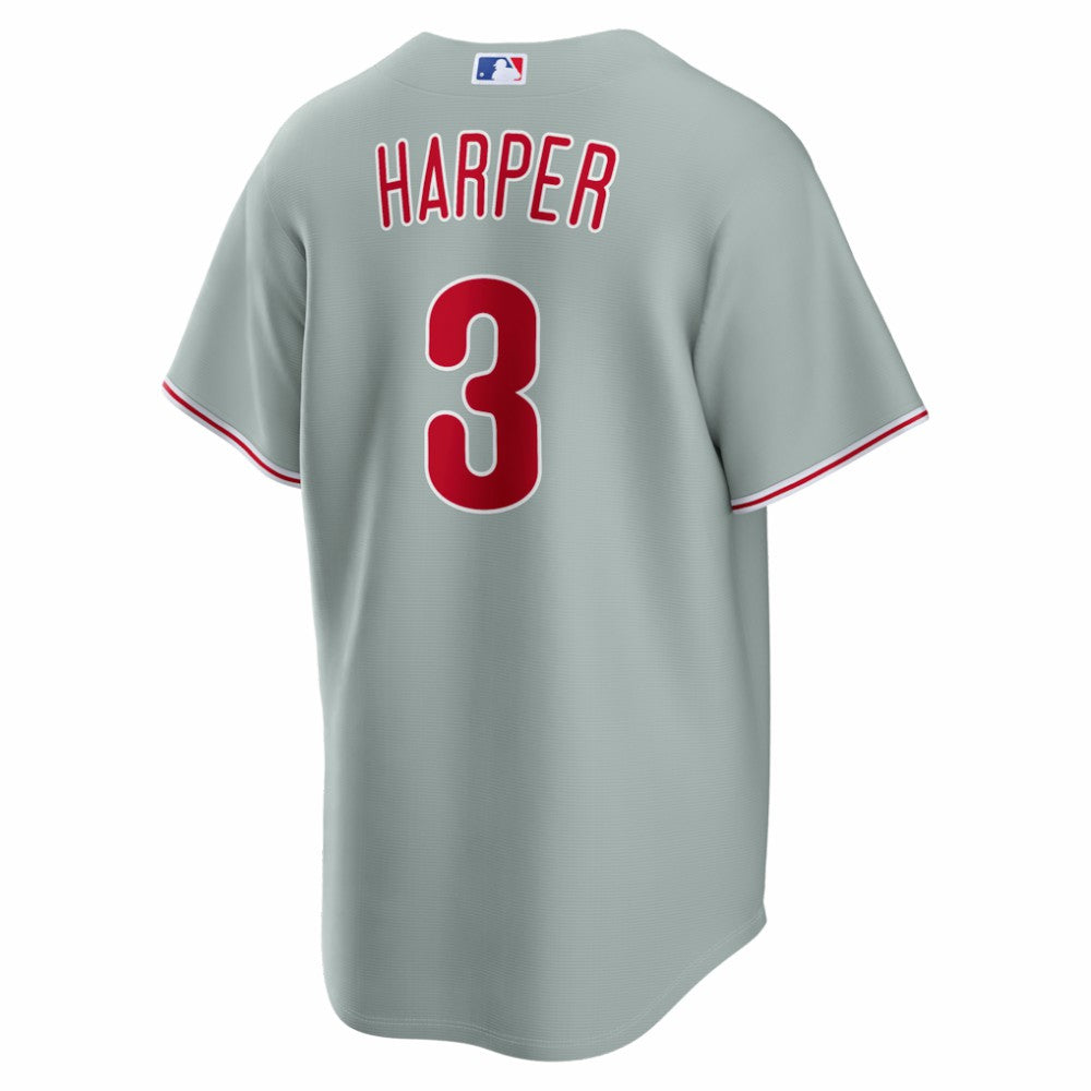 Bryce Harper Philadelphia Phillies Road Replica Jersey Gray | Nike