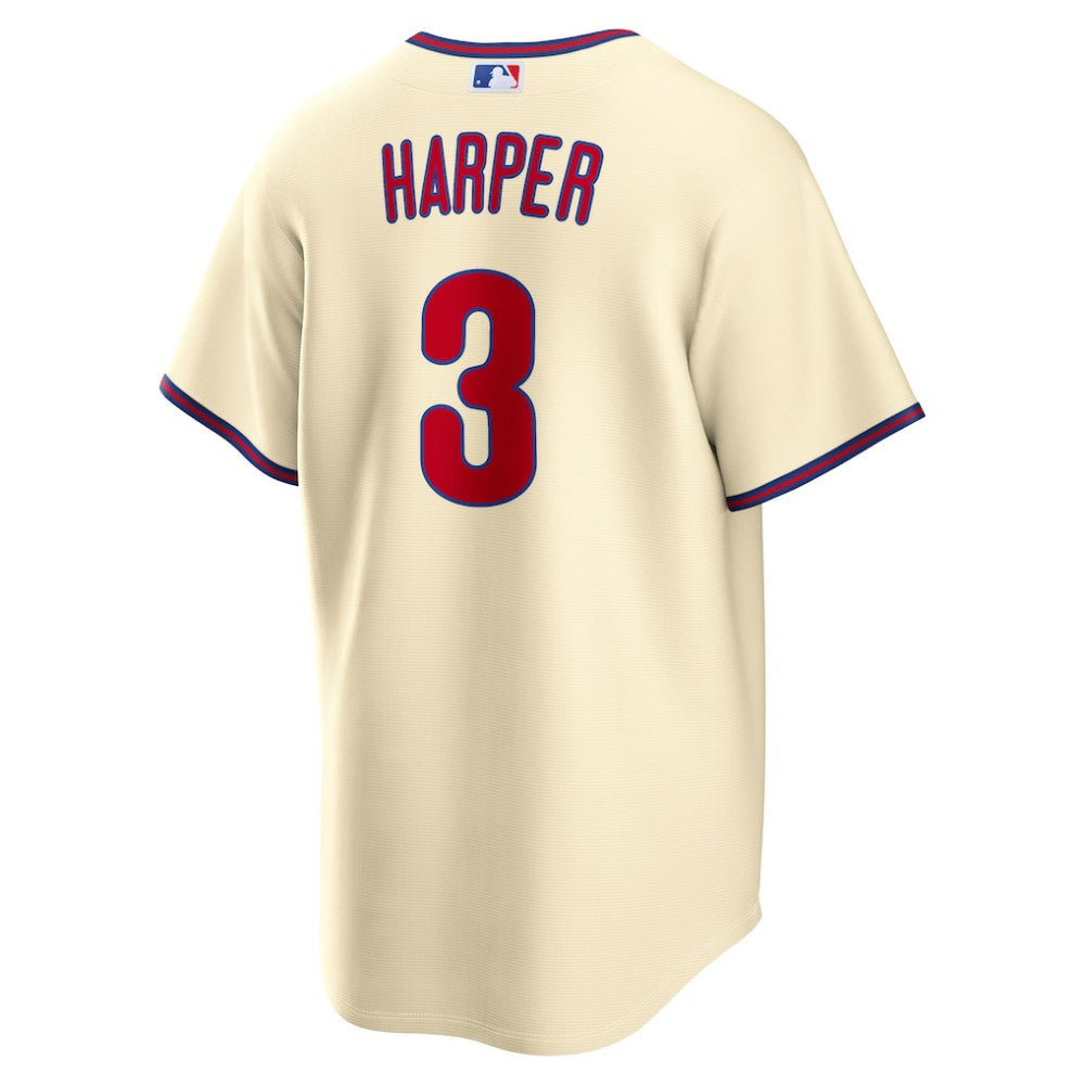 Bryce Harper Philadelphia Phillies Alternate Replica Jersey Cream | Nike