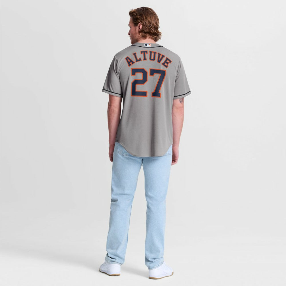Jose Altuve Houston Astros Road Replica Jersey Gray | Nike