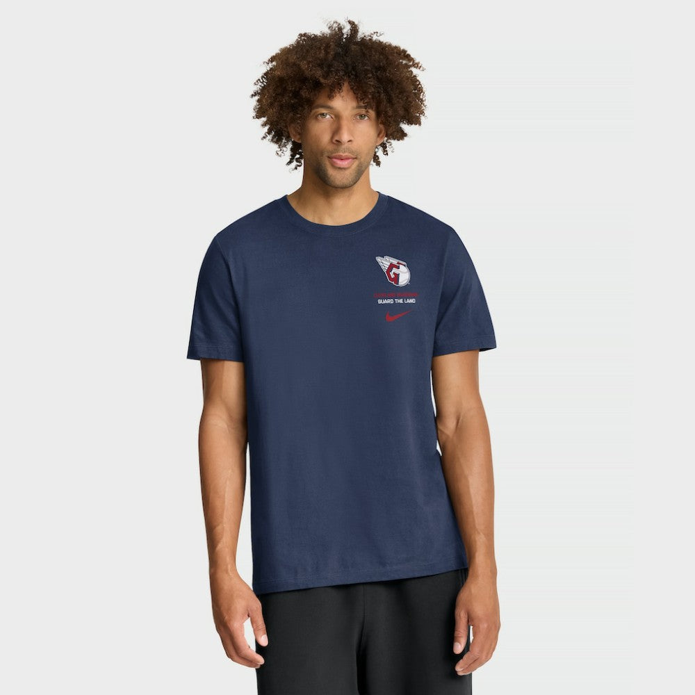 Cleveland Guardians Primetime 2-Hit T-Shirt Navy | Nike