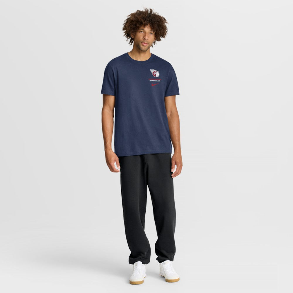 Cleveland Guardians Primetime 2-Hit T-Shirt Navy | Nike