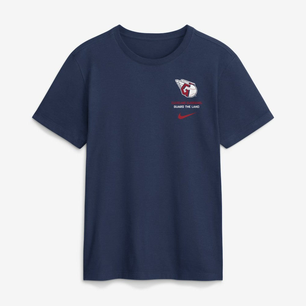 Cleveland Guardians Primetime 2-Hit T-Shirt Navy | Nike