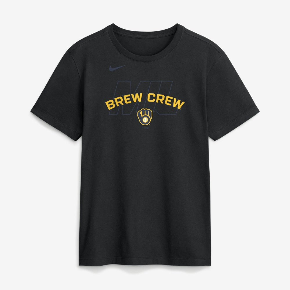 Milwaukee Brewers Primetime Fashion T-Shirt Black | Nike