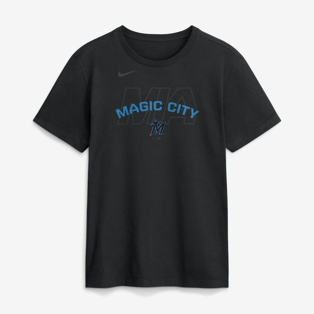 Miami Marlins Primetime Fashion T-Shirt Black | Nike
