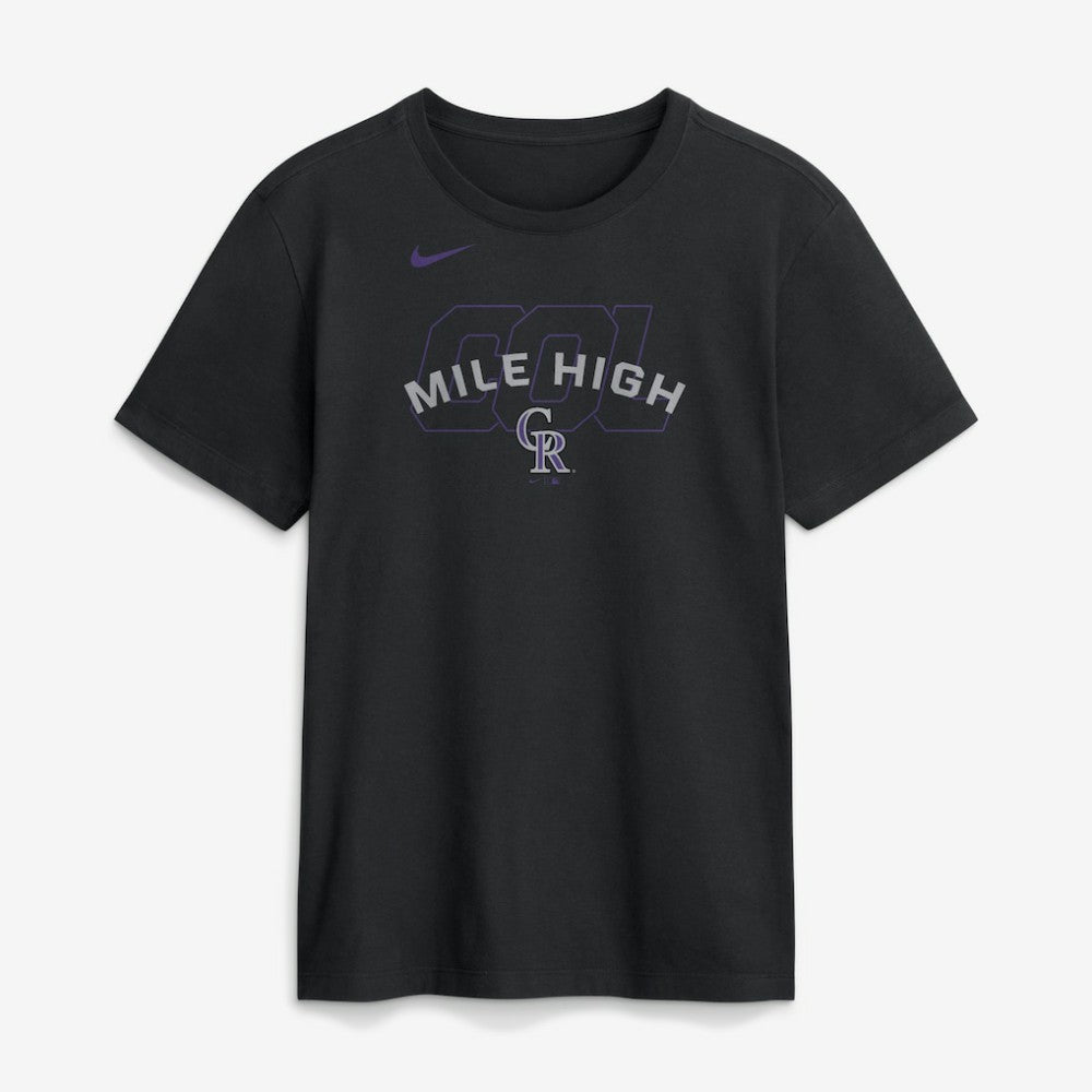 Colorado Rockies Primetime Fashion T-Shirt Black | Nike