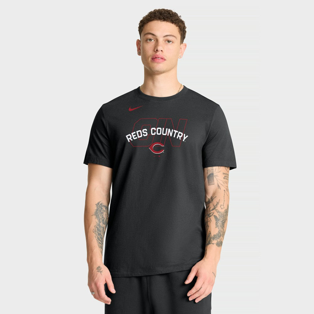 Cincinnati Reds Primetime Fashion T-Shirt Black | Nike