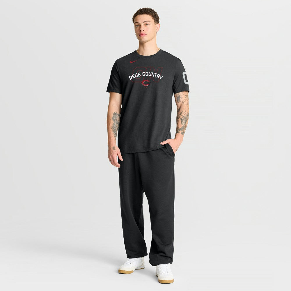Cincinnati Reds Primetime Fashion T-Shirt Black | Nike