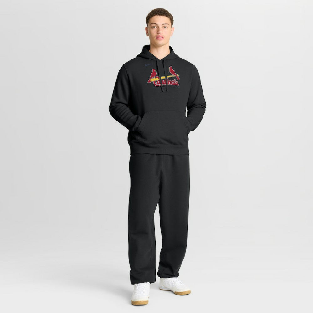 St. Louis Cardinals Dri-Fit Club Hoodie Black | Nike
