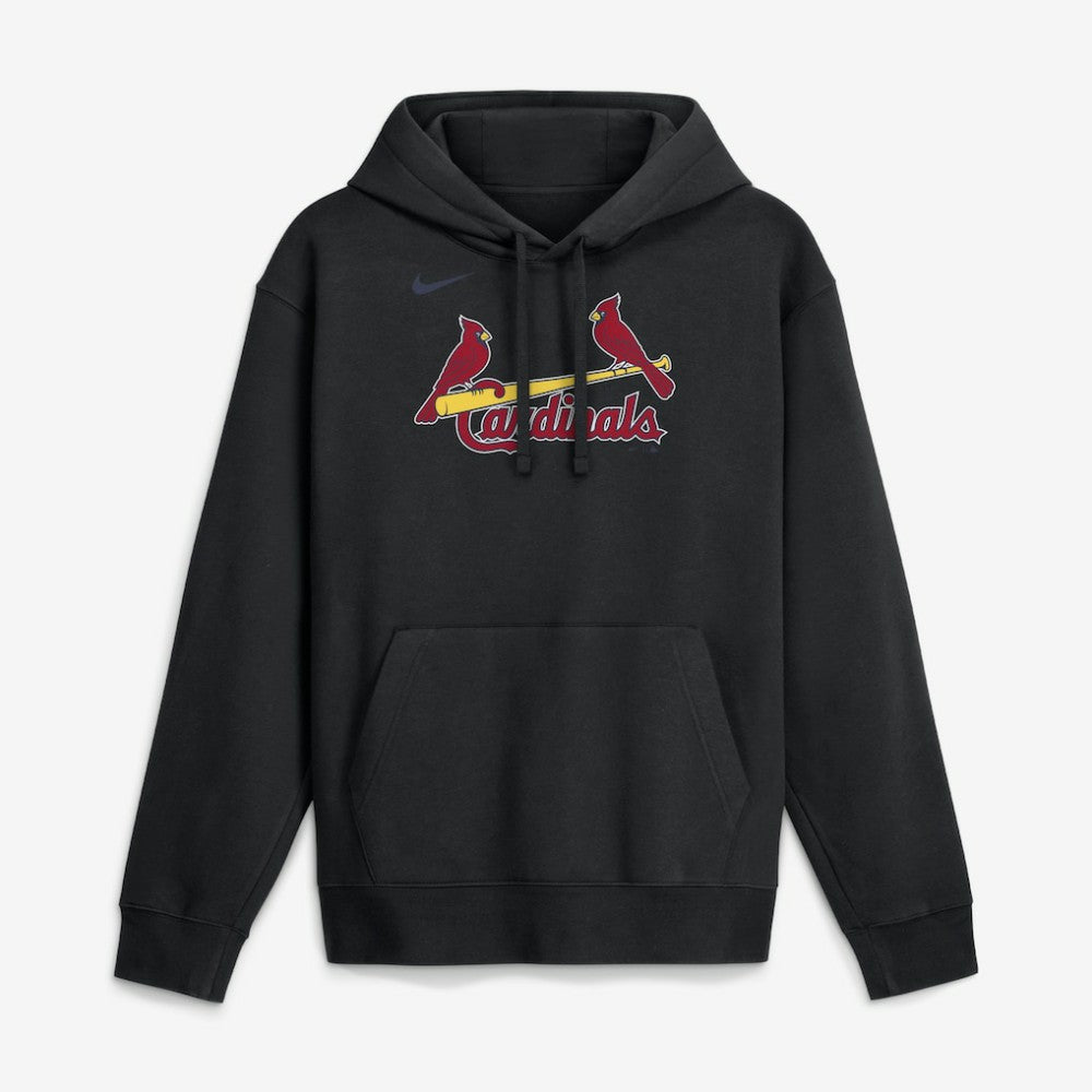 St. Louis Cardinals Dri-Fit Club Hoodie Black | Nike