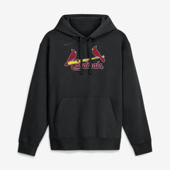 St. Louis Cardinals Dri-Fit Club Hoodie Black | Nike