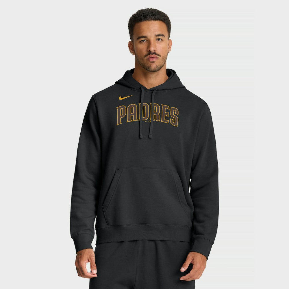 San Diego Padres Dri-Fit Club Hoodie Black | Nike